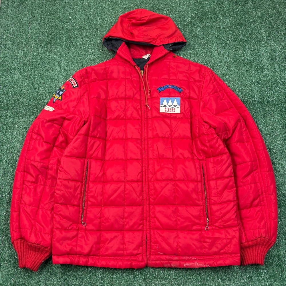 Vintage 1970's West Wind National Ski Patrol Sierra Blanca Puffer Jacket